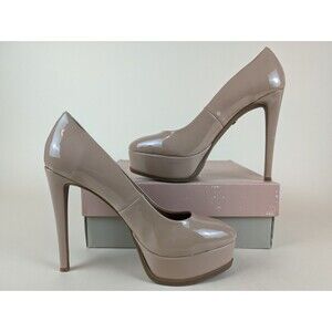 Thalia Sodi Stasia Platform Pumps Womens 9.5 M Nude Stiletto Heels Shoes NWB